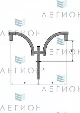К45-1,0-1,0-1-1 кронштейн однорожковый