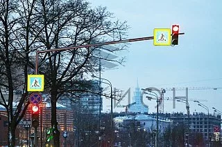 В городе Губкинский установлены светофорные опоры ООО НПО "Легион".
